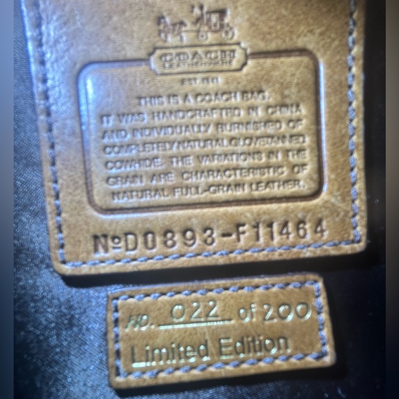 Coach Bleecker Limited Edition Patchwork Bag #22 of 200 Bleeker - Picture 3 of 15